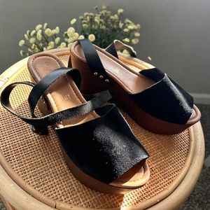 Seychelles Suede Platforms with Studs